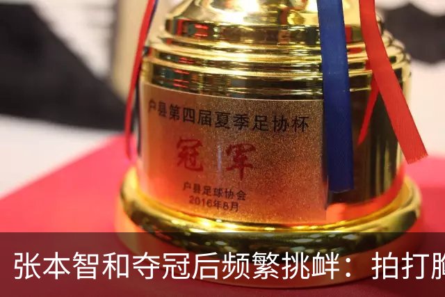 张本智和夺冠后频繁挑衅：拍打胸前日本国旗 手指身披中国国旗的球迷