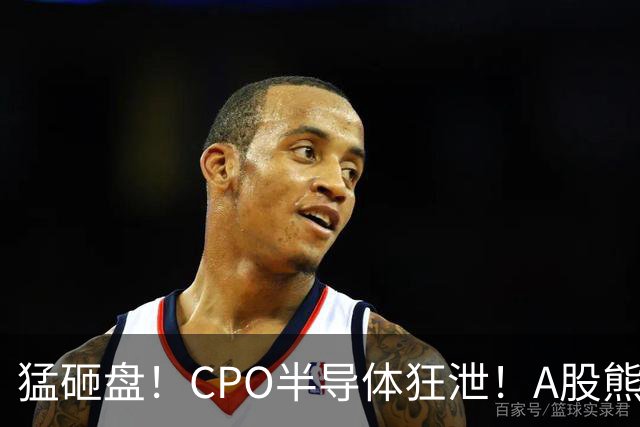 猛砸盘！CPO半导体狂泄！A股熊市未止？